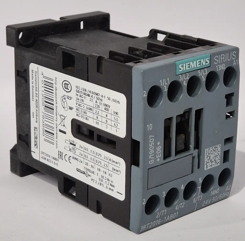Siemens Leistungsschütz 3RT2016-1AB01 