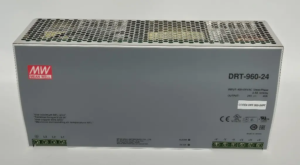 Power supplies, power supply DRT-960-24PE